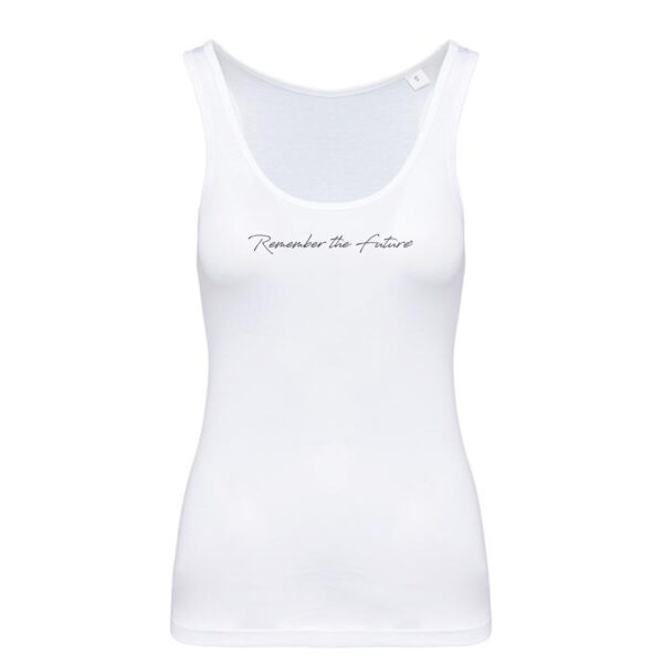 Remember The Future Women's Tank Top White