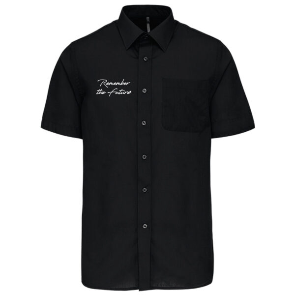 Chemise homme Nova noire Remember The Future